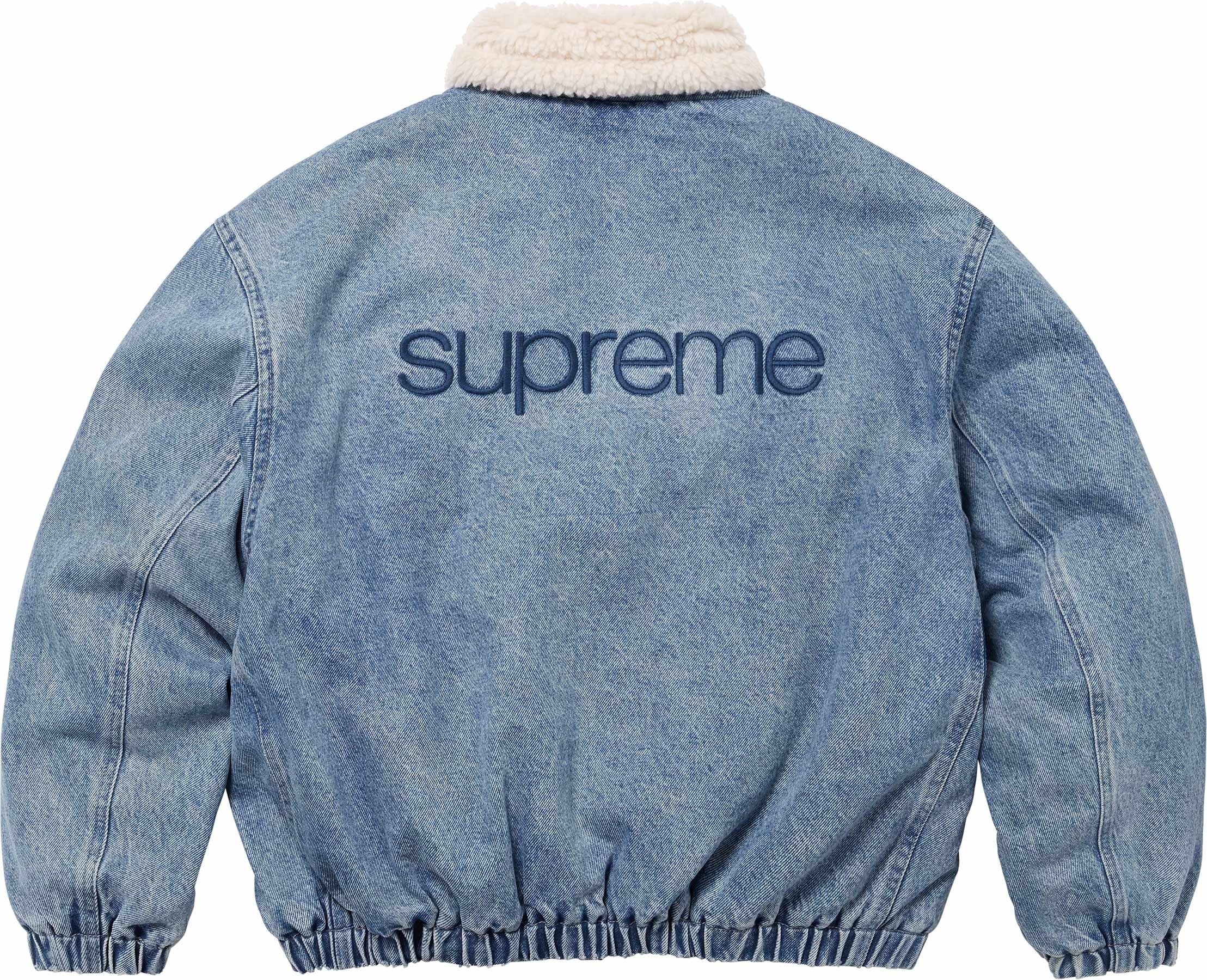 Faux Shearling Lined Bomber Jacket view 23